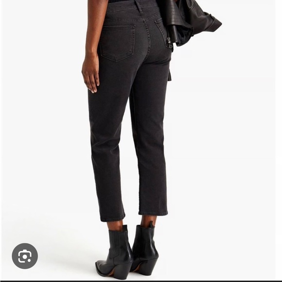 FRAME Le Nouveau Cropped Mid Rise Straight Leg Jeans - Picture 2 of 11